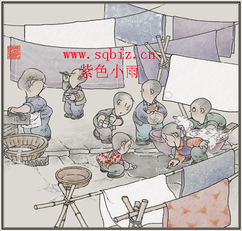 吹泡泡——紫色小雨
