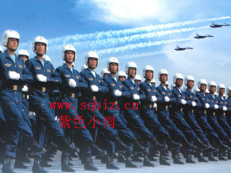 英姿飒爽空军——紫色小雨