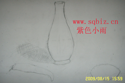 大概轮廓,待投影——紫色小雨