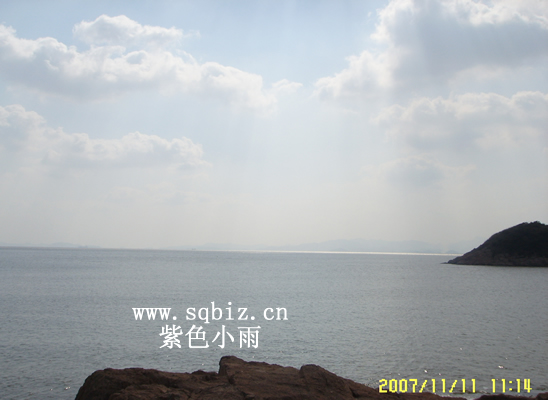 海天相接——紫色小雨